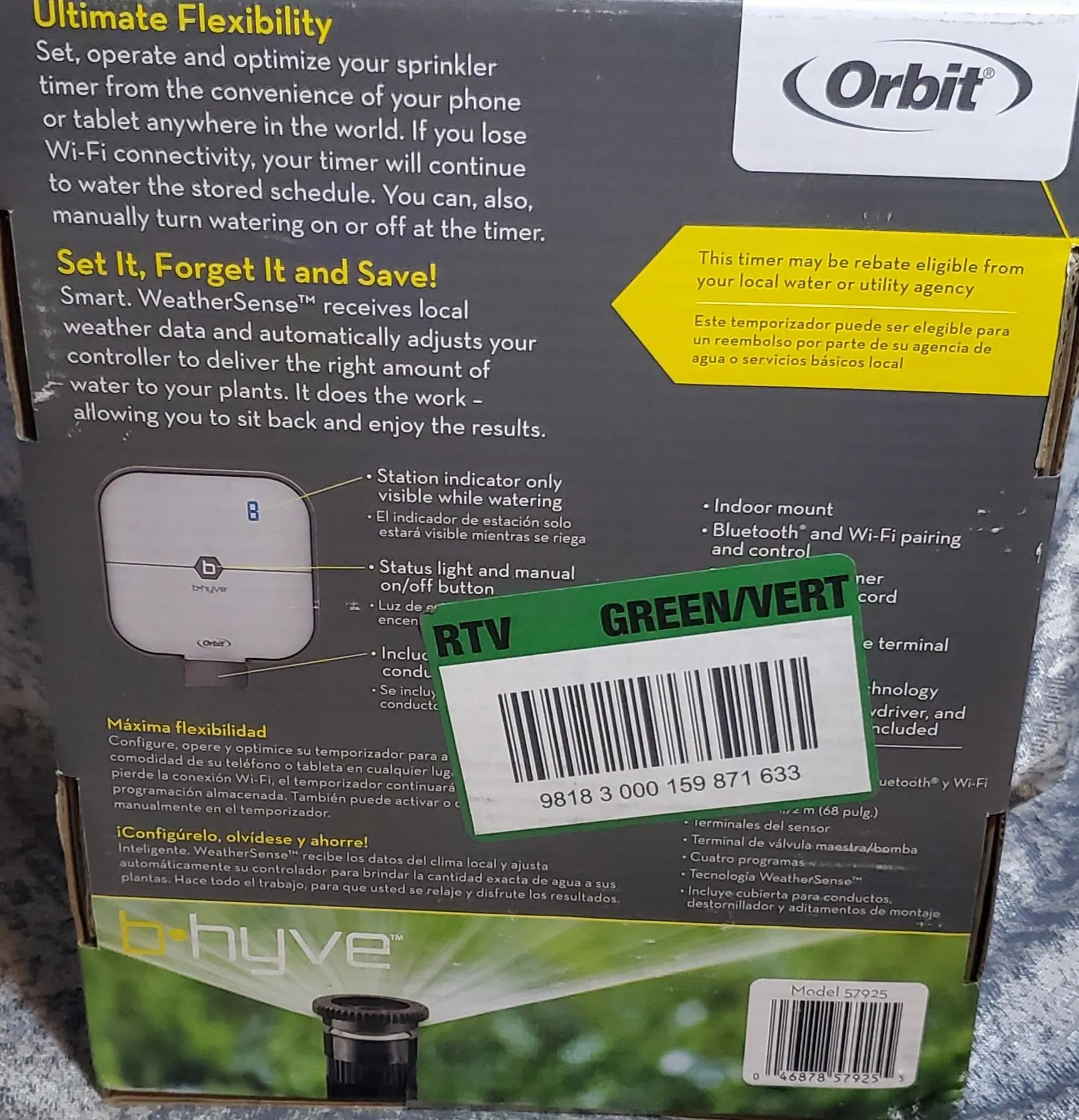 10192020 Orbit Smart Wifi Indoor Sprinkler System