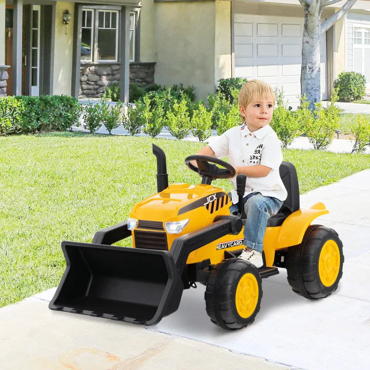 12V Kid's Ride on Excavator with Adjustable Digging Bucket