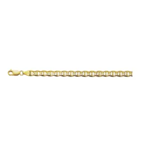 14K Yellow Gold 4.6mm Mariner Chain