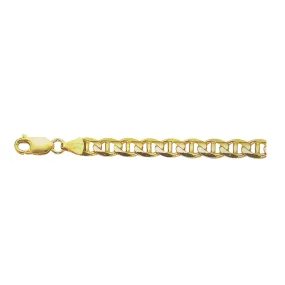 14K Yellow Gold 6.8mm Mariner Chain