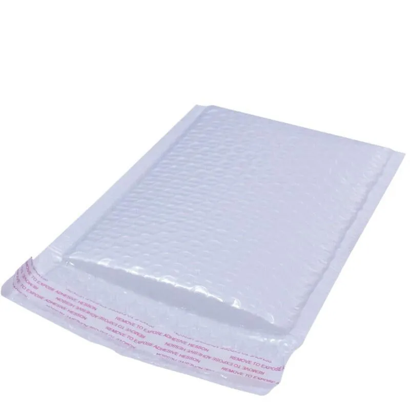 172 Pieces White Matte Film Bubble Bag Pearl Film Envelope Express Bag Waterproof Bag Envelope Bag 20 * 30   4cm