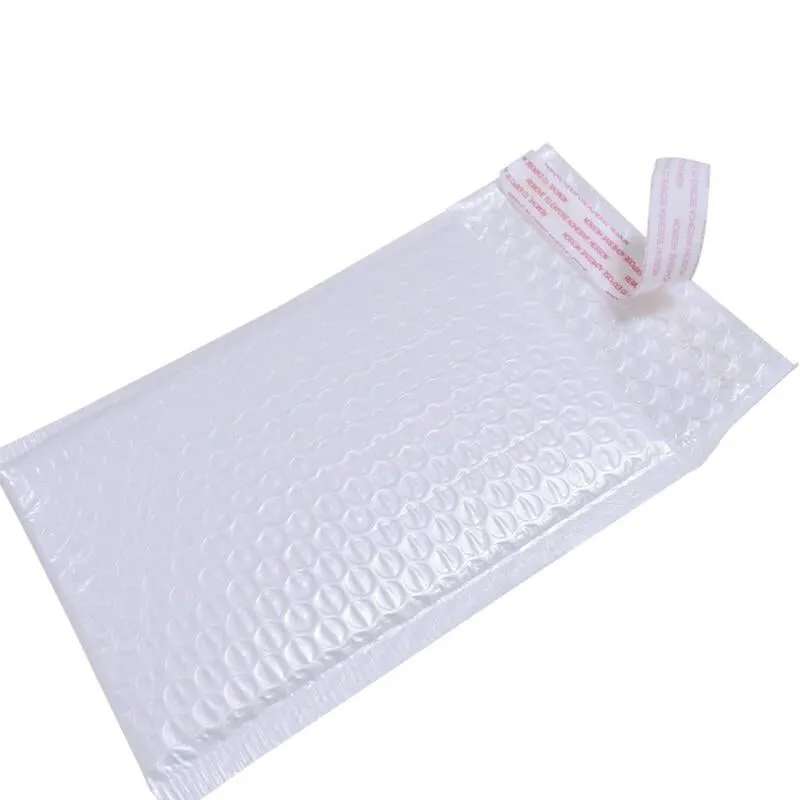 172 Pieces White Matte Film Bubble Bag Pearl Film Envelope Express Bag Waterproof Bag Envelope Bag 20 * 30   4cm