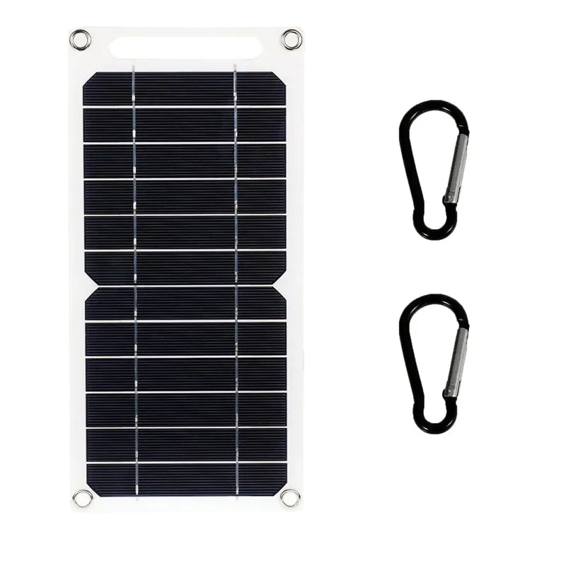 30W Solar Panel With USB Waterproof  Mobile Phone Charging 6.8V