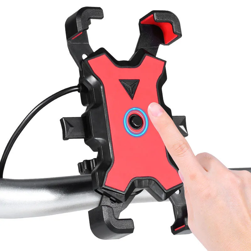 360 Rotating USB Charger Bike Phone Holder