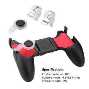 5 in 1 PUBG Moible Controller Gamepad Free Fire L1 R1 Triggers PUGB Mobile Game Pad Grip L1R1 Joystick for iPhone Android Phone