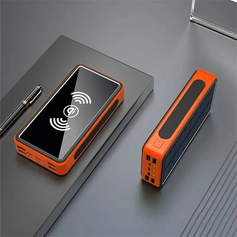 80000mAh Solar Wireless Power Bank