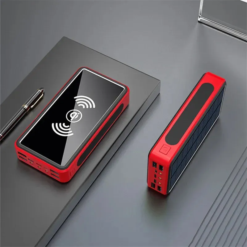 80000mAh Solar Wireless Power Bank