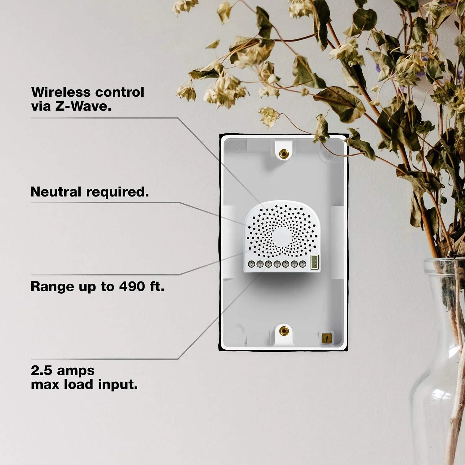 Aeotec by Aeon Labs Z-Wave Plus Nano Shutter ZW141 for Curtains and Blinds