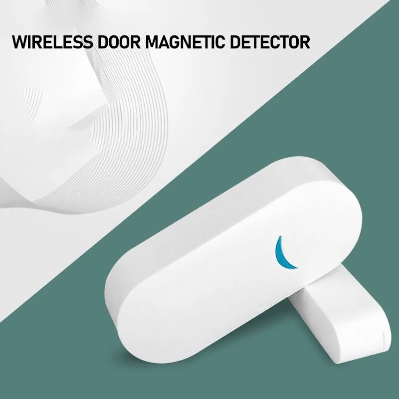 Anjielosmart Tuya WiFi Door and Window Sensor with Magnetic, Contact Sensor Alarm with App Control,Suitable for Home Office Shop