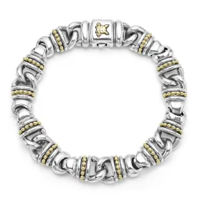 Anthem Two-Tone Lock Curb Link Bracelet