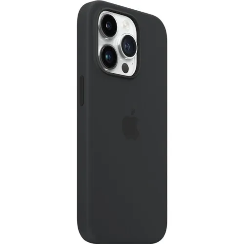 Apple - Back Cover For Mobile Phone - With Magsafe - Silicone - Midnight - For Iphone 14 Pro