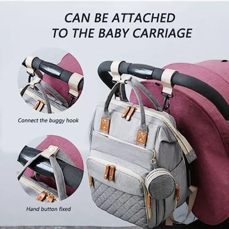 Baby Nappy Changing Backpack | Grey