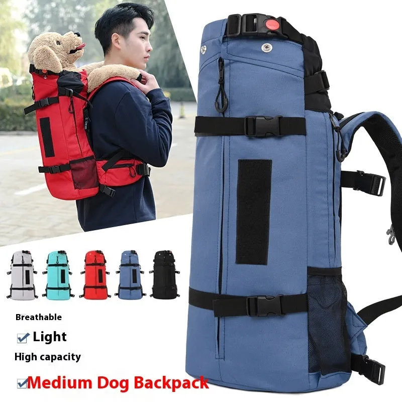 Dog Outing Carry Bag Pet Backpack Large Breathable Backpack / Bolsa de transporte para perros Mochila para mascotas Mochila grande transpirable