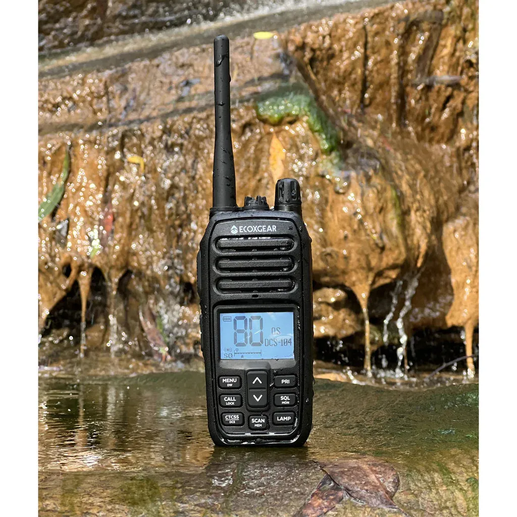 ECOXGEAR ECOXTALK 5.0W MAX Output Power EXG500 UHF CB Handheld Radio