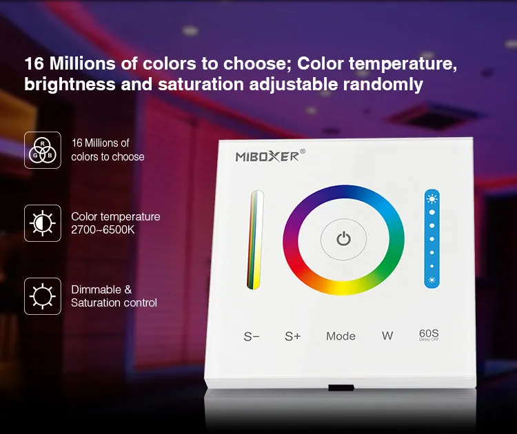 FluxTech - Smart Strip Light Panel Controller (RGB, RGBW, RGB CCT)