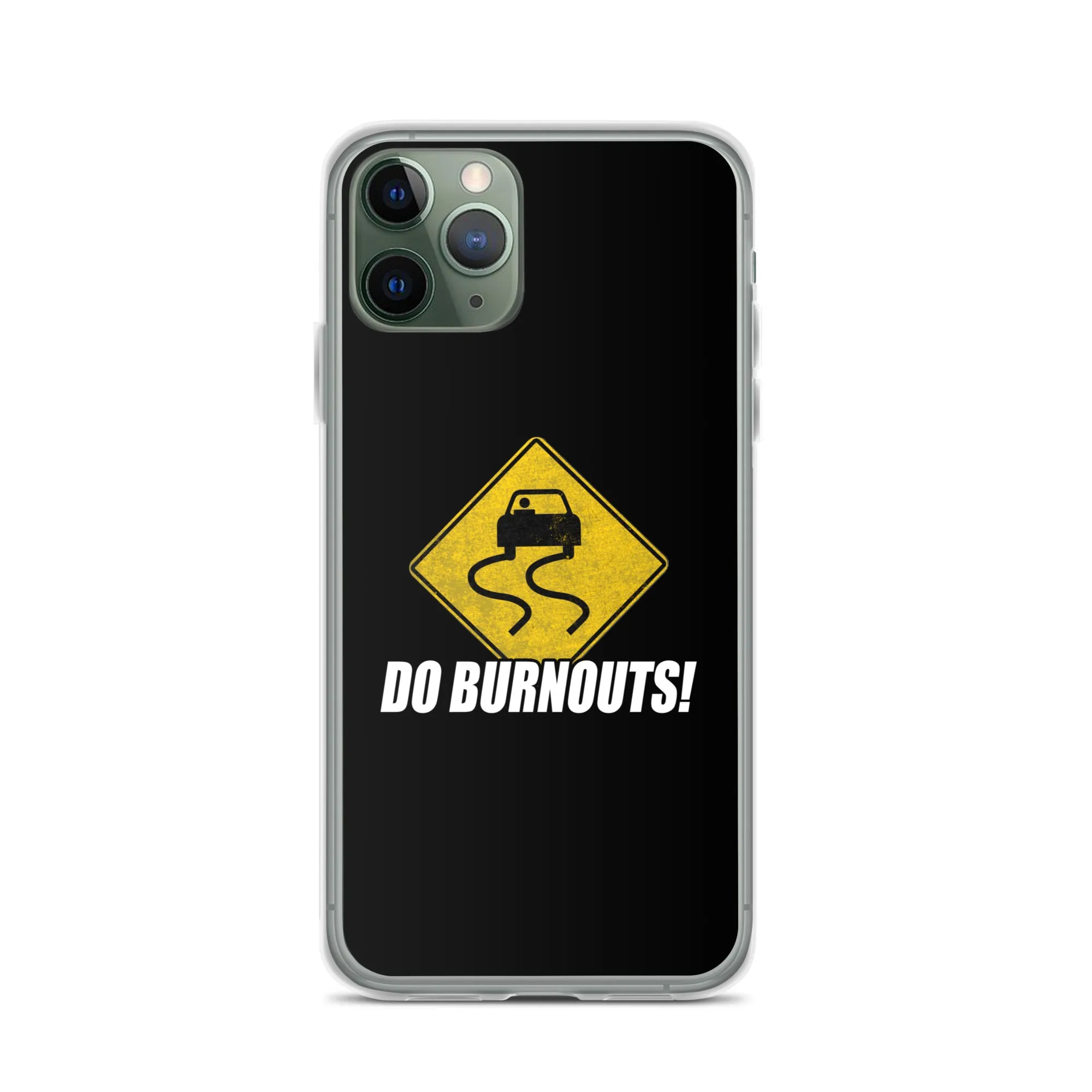 Funny Car Enthusiast Burnout Sign Phone Case for iPhone®