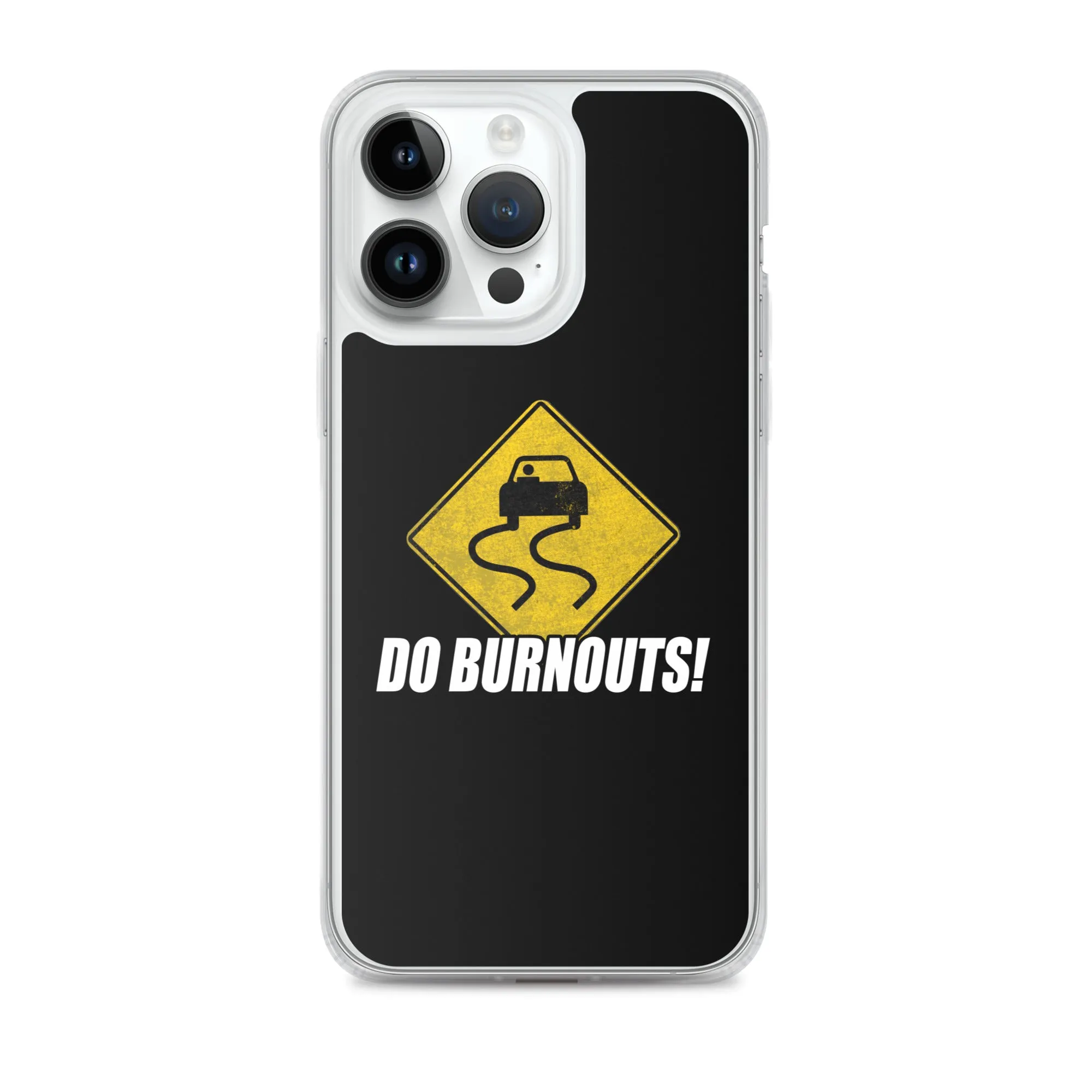 Funny Car Enthusiast Burnout Sign Phone Case for iPhone®