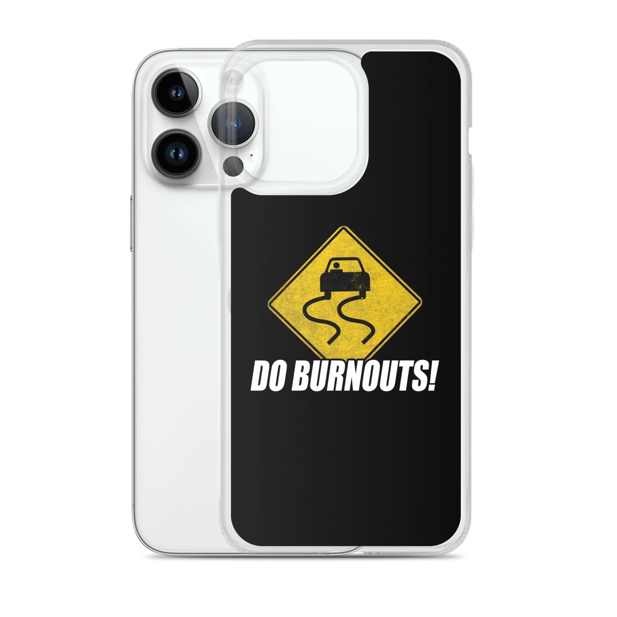 Funny Car Enthusiast Burnout Sign Phone Case for iPhone®