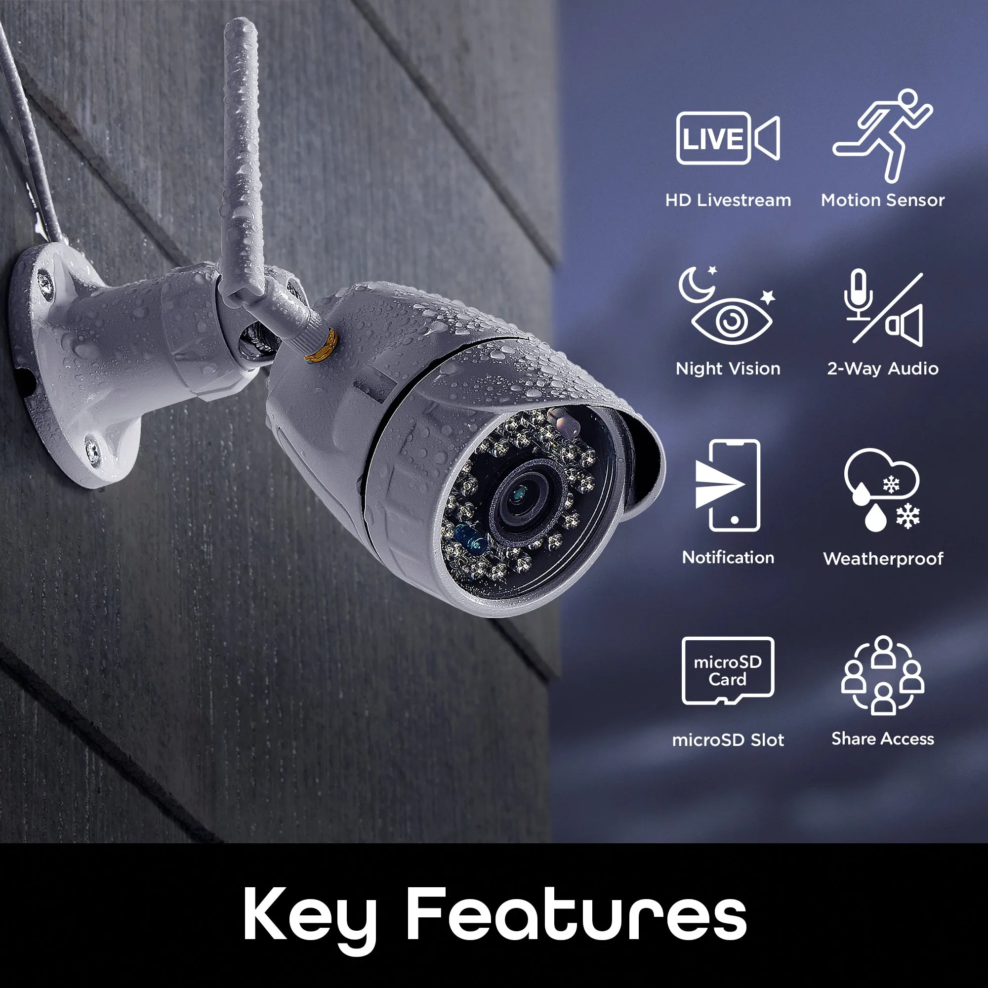 Geeni Hawk 1080p Outdoor Security Camera