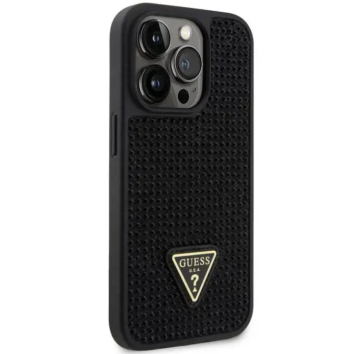 Guess Rhinestone Case with Triangle Logo