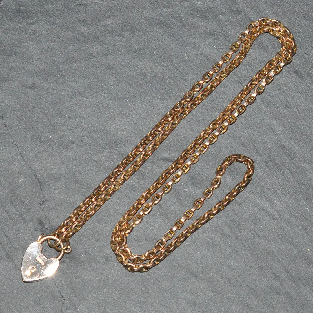 Heart Lock Pendant Necklace