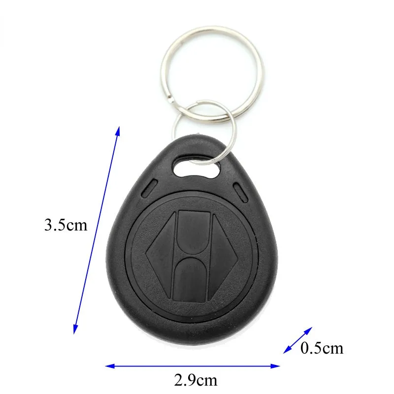 ID engraved buckle card access control card EM buckle card electronic key card door card ID/EM fob card