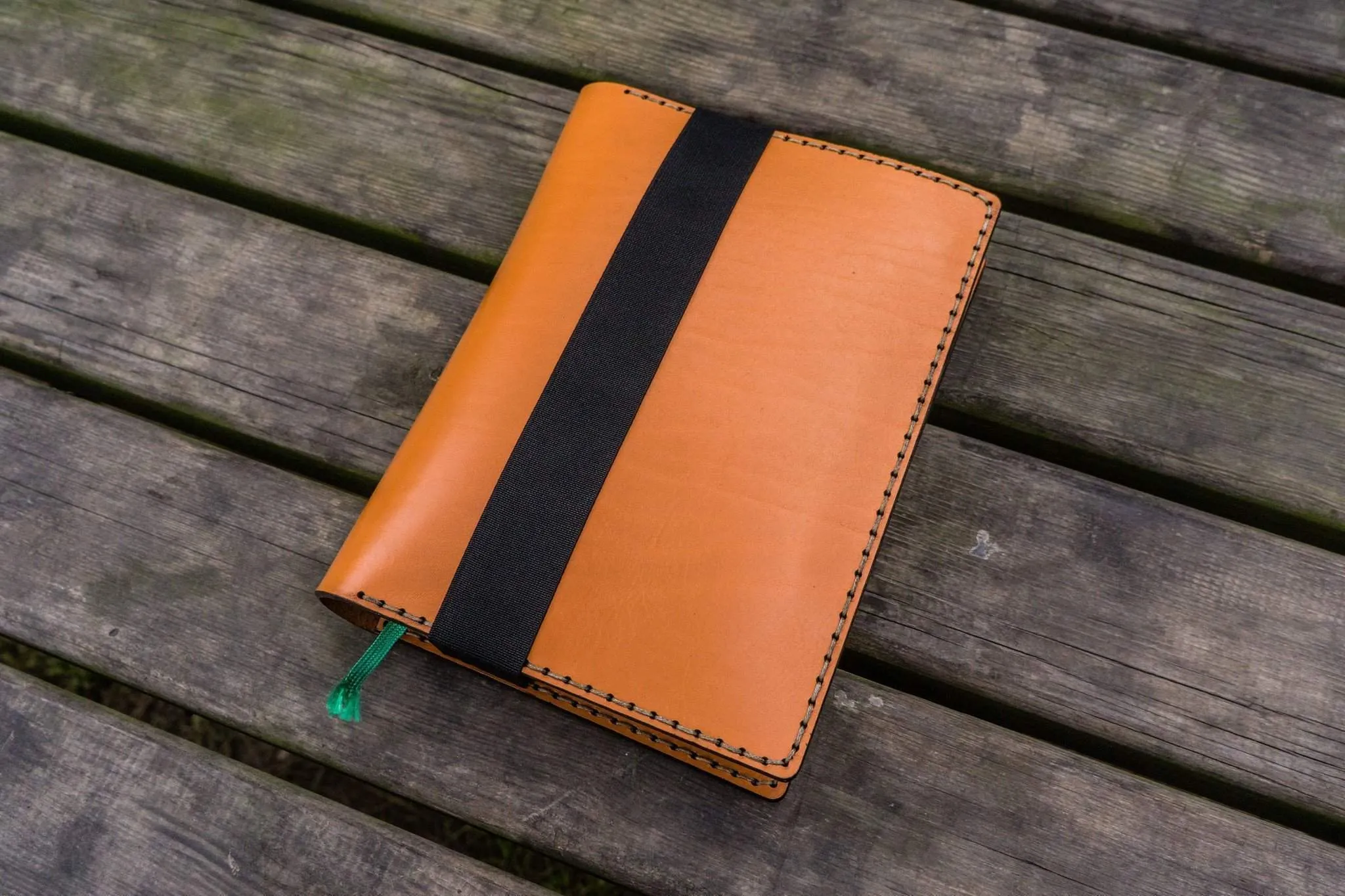 Leather Leuchtturm1917 A5 Notebook Cover - Orange