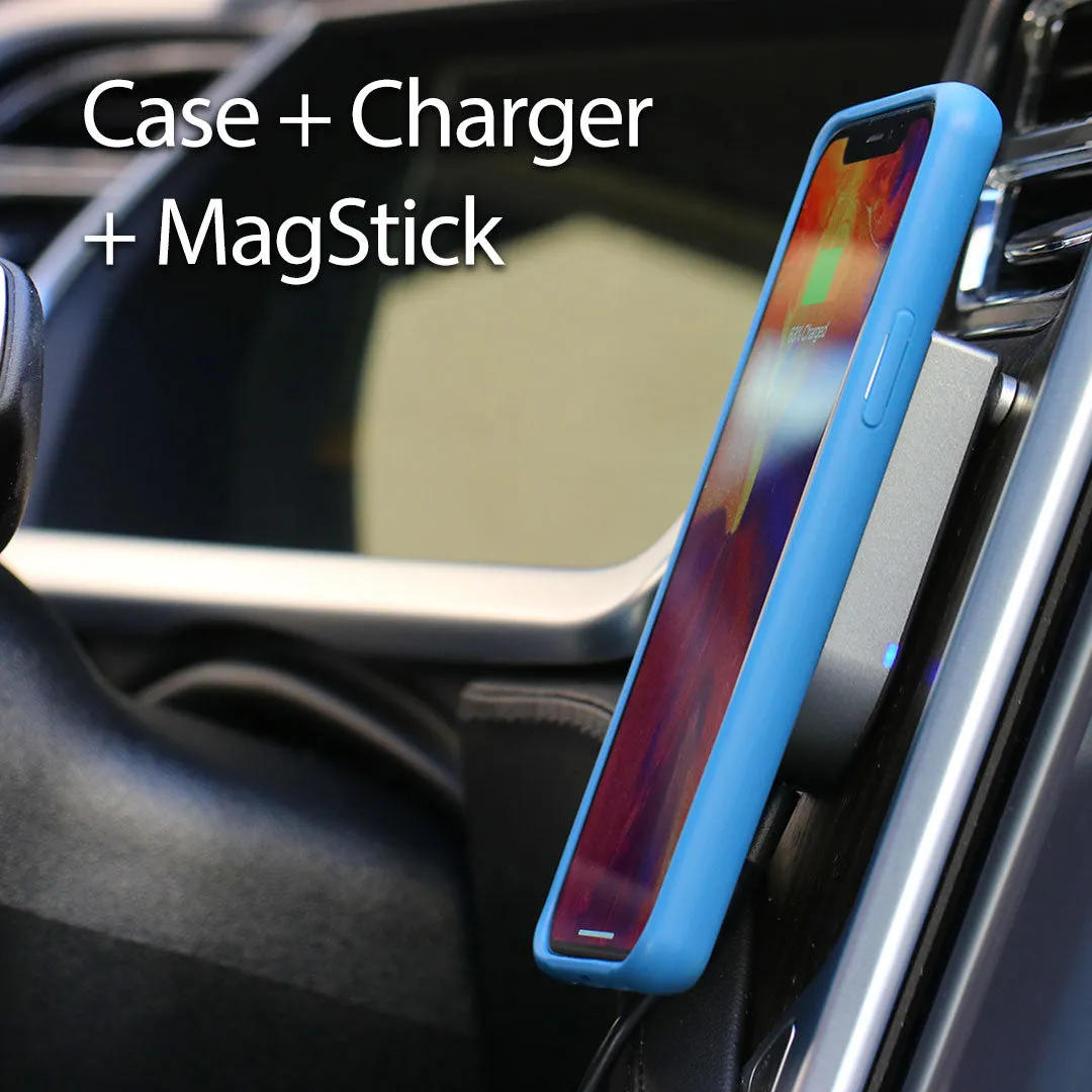 MagBak Wireless Charger - USB Car Adapter Included