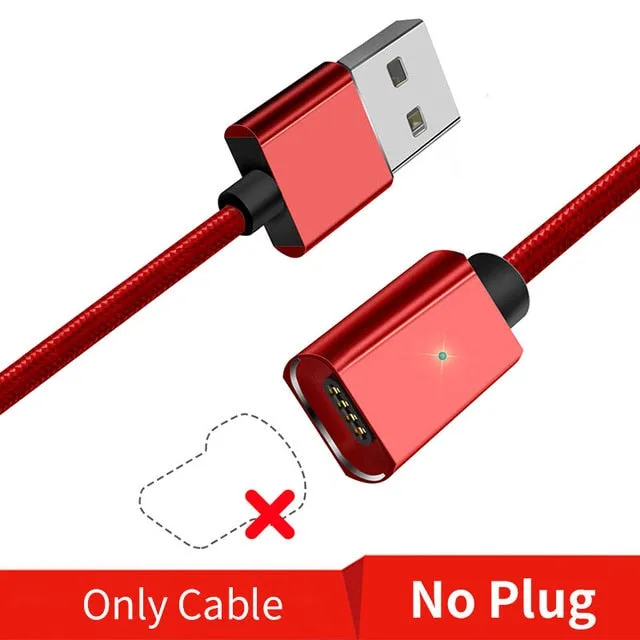 Magnetic Micro USB Cable For iPhone Samsung Type-c Charging Charge Magnet Charger Adapter USB Type C Mobile Phone Cables