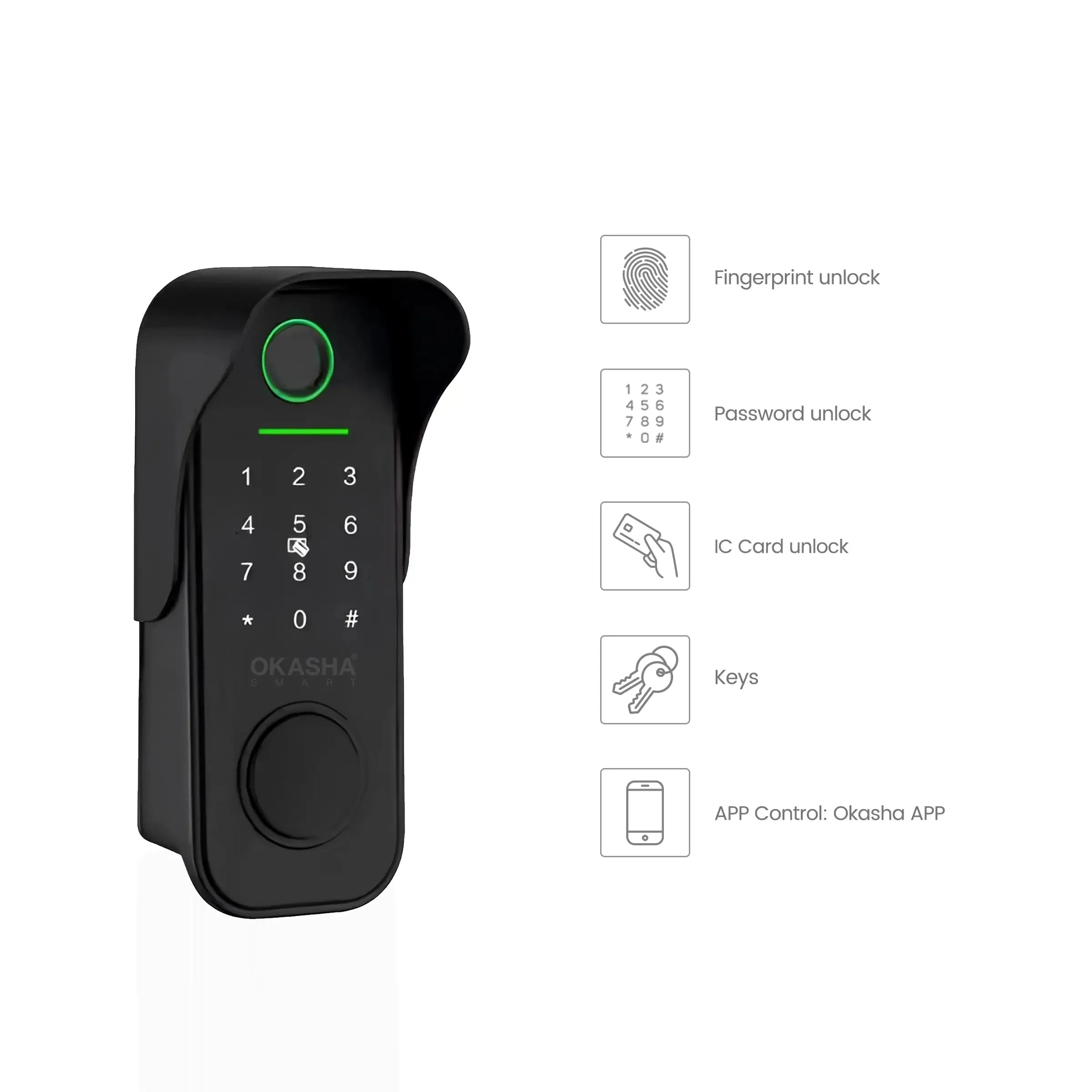 Main Gate Smart Lock (Waterproof)