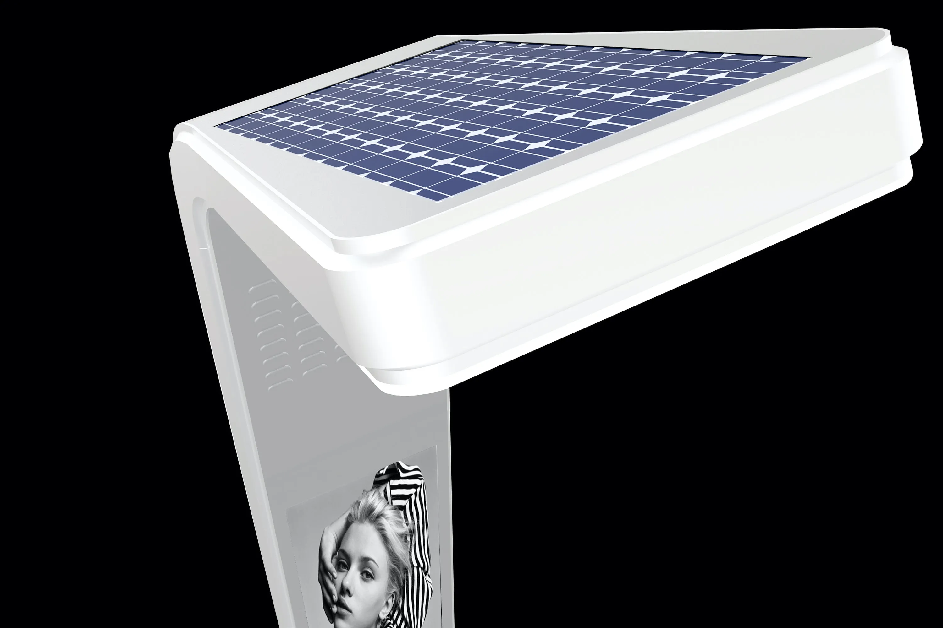 MELa - se 13 E-paper Total Solar Powered Street Light