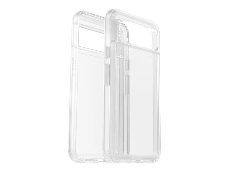 Otterbox Symmetry Series - Back Cover For Mobile Phone - Polycarbonate, Synthetic Rubber - Clear - For Google Pixel 8