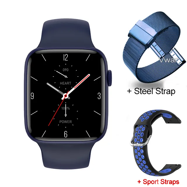 Plus Smart Watch Series 7 Two Buttons NFC GPS Tracker Bluetooth Call Men Women 45mm Smartwatch  for IOS Android