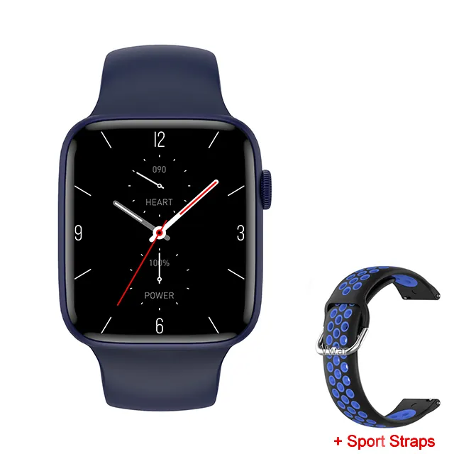 Plus Smart Watch Series 7 Two Buttons NFC GPS Tracker Bluetooth Call Men Women 45mm Smartwatch  for IOS Android