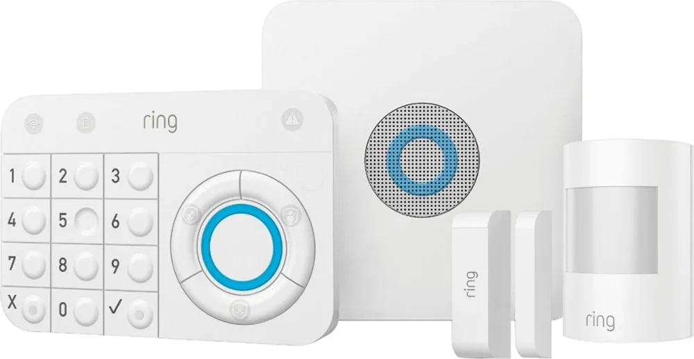 Ring 4K11S7-0EN0 Alarm Home Security Kit - White