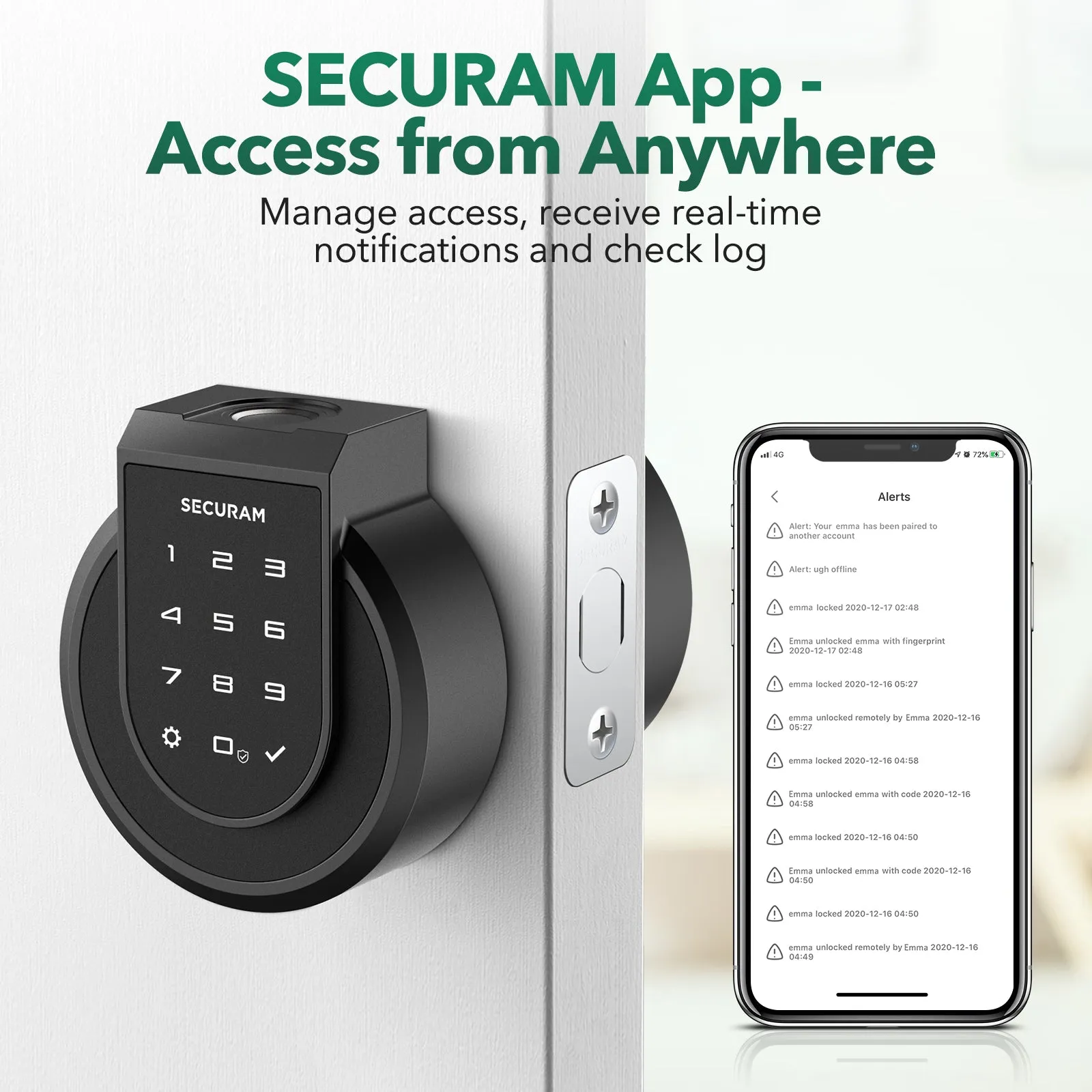 SECURAM Touch Smart Lock