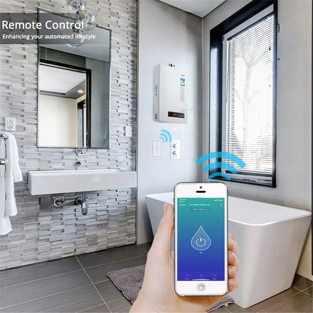 SH100 WiFi Water Heater Switch (Works with Alexa and Google Assistant)