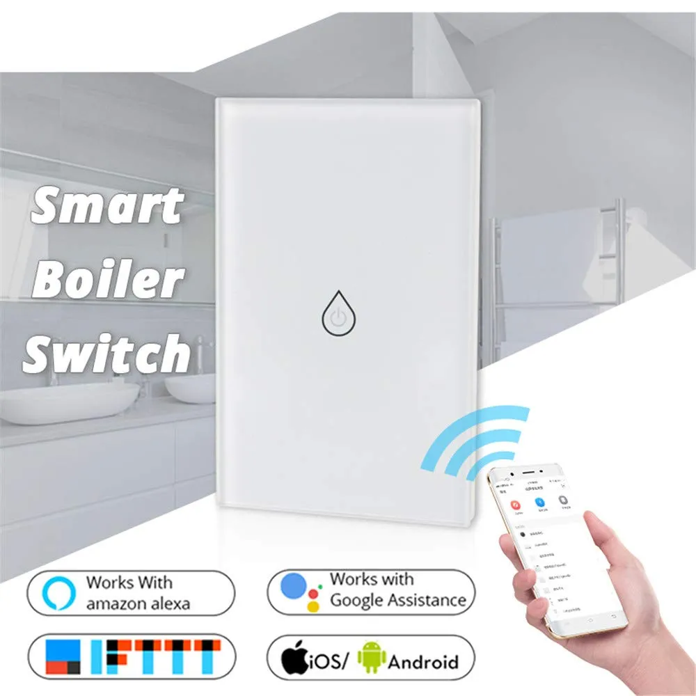 SH100 WiFi Water Heater Switch (Works with Alexa and Google Assistant)