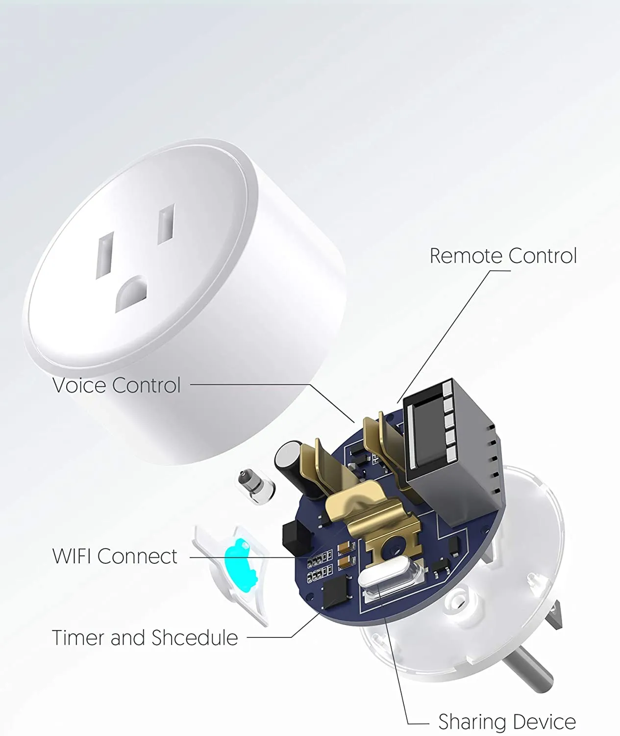 Teckin SP10 WiFi Smart Plug with Timer Function