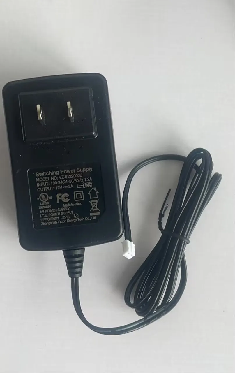 The Video intercom and camera DC power adapter supplies 12V-15V, suitable for all models of ANJIELO store video intercom systems and camera power adapters