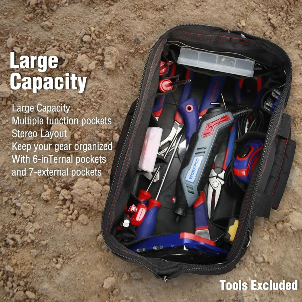 Tool Bag, Portable Waterproof Organizer Bag and Multifunction Canvas Tool