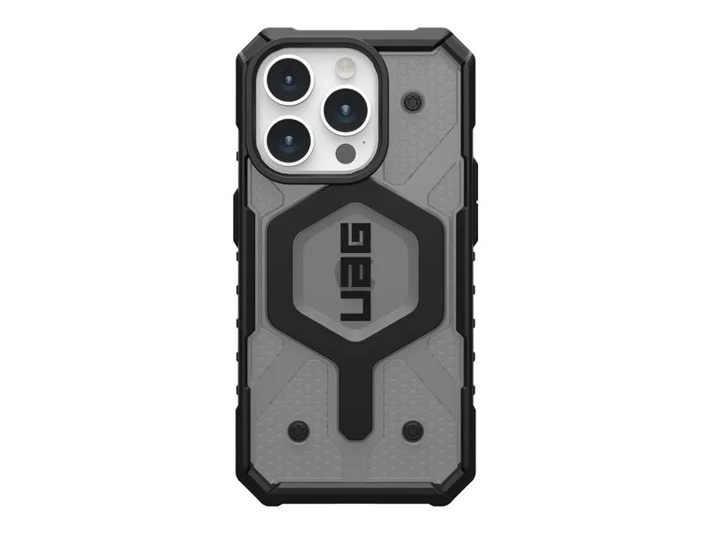 Uag - Back Cover For Mobile Phone - Magsafe Compatibility - Thermoplastic Polyurethane (Tpu) - Ash Black - For Apple Iph