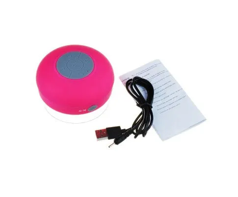 Waterproof Mini Wireless Bluetooth Speaker (Pink)