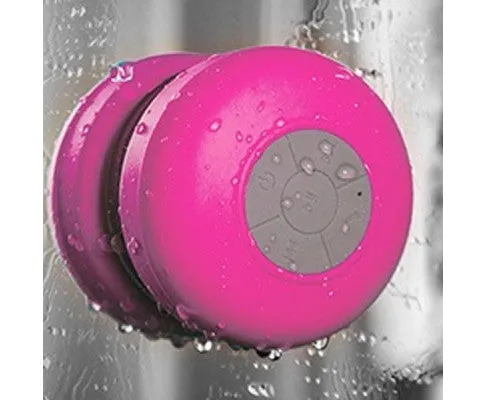 Waterproof Mini Wireless Bluetooth Speaker (Pink)