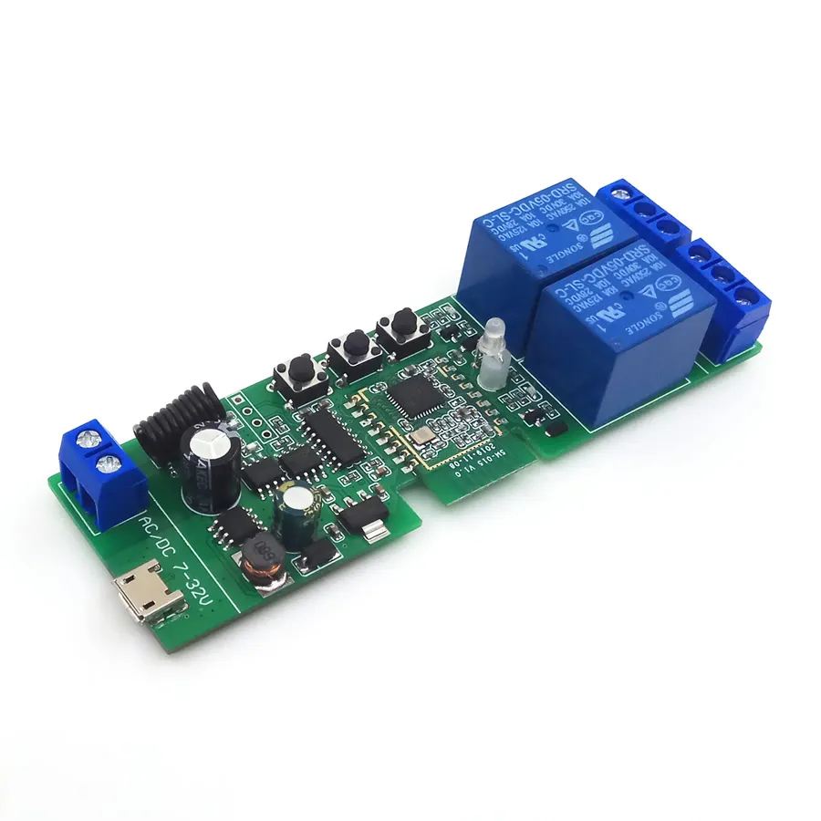 Zigbee Inching Relay Modules DC2 (EWelink/Tuya Smart Life APP)